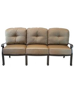 Elisabeth Cast Aluminum Sofa - Antique Bronze