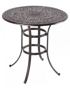 Heritage Outdoor Living Elisabeth Cast Aluminum 48" Bar Table - Antique Bronze
