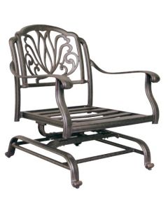 Elisabeth Cast Aluminum Club Rocker Spring Base - Antique Bronze