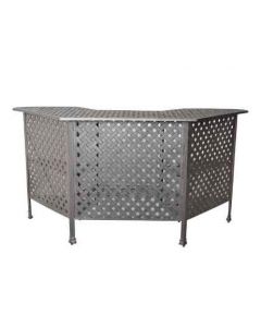 Heritage Outdoor Living Nassau Cast Aluminum Party Bar Table - Antique Bronze