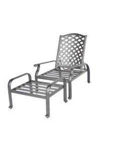 Nassau Cast Aluminum Adjustable Club Chair - Antique Bronze