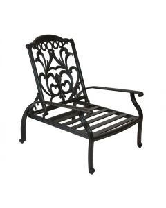 Flamingo Cast Aluminum Adjustable Club Chair - Antique Bronze