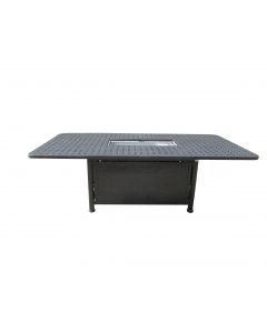 Outdoor Patio 44x84 Rectangle Table Series 7000 - Antique Bronze Finish